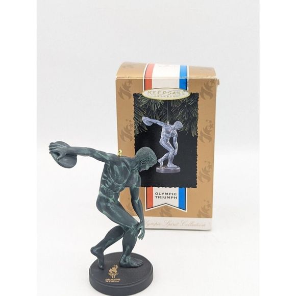 Vintage 1992 Hallmark Keepsake Olympic Triumph Limited Edition Discobolus - Picture 1 of 10